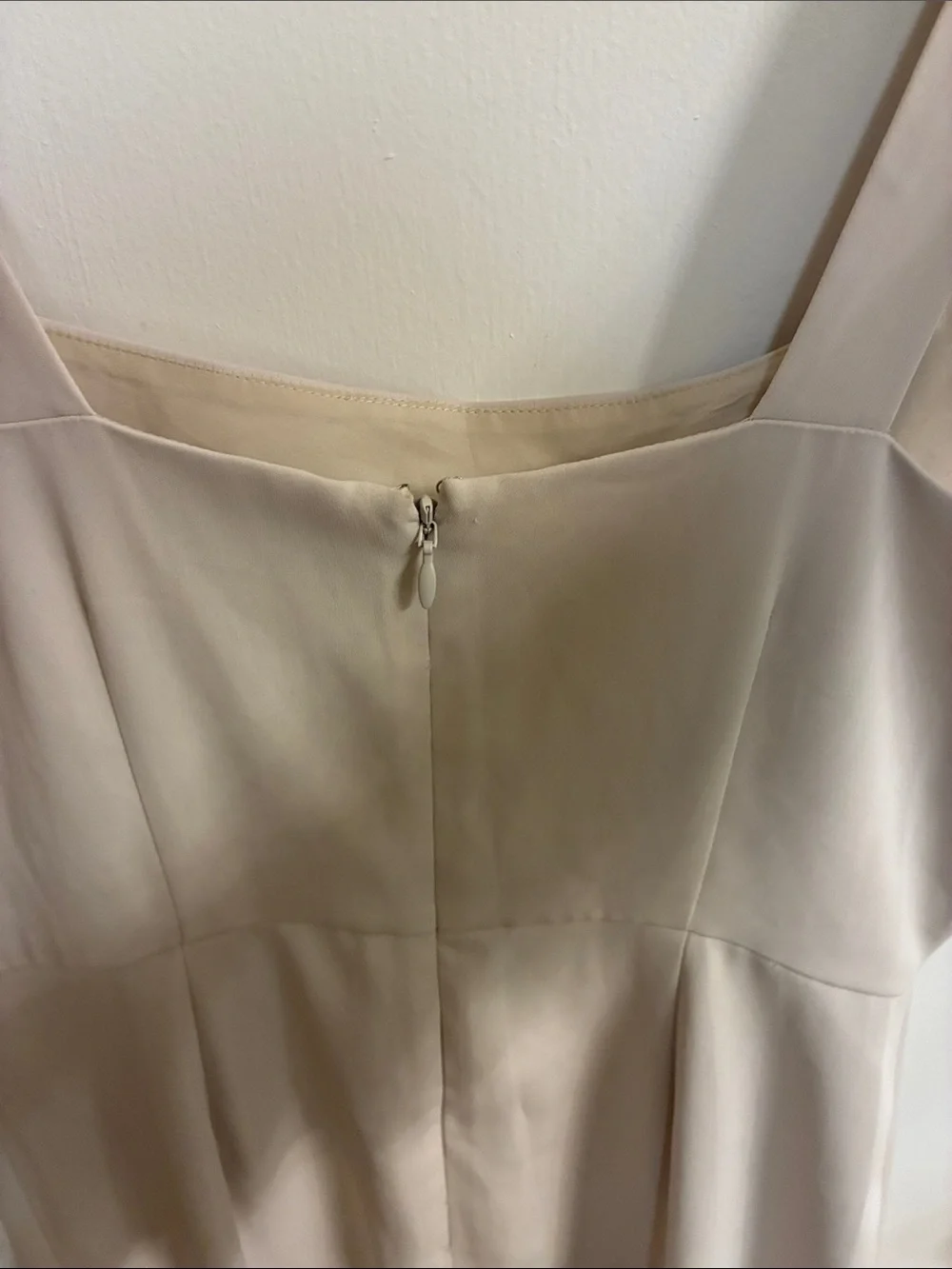 Babaton by Aritzia Square-Neck Cream Midi Dress with Side Slit Sz 2 - Picture 6 of 9